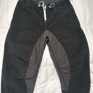 FP Movement by Free People Black and Gray Fleece Pants. brand new with tags!!